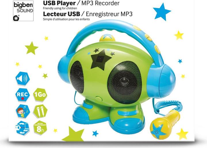 Immagine prodotto Bigben MP3 Karaoke Robot verde