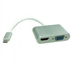 Image du produit Roline USB-C 3.1 à (VGA, HDMI, 10 cm)