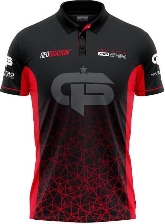 Produktbild Red Dragon Gerwyn Price Dartshirt Rot (M)