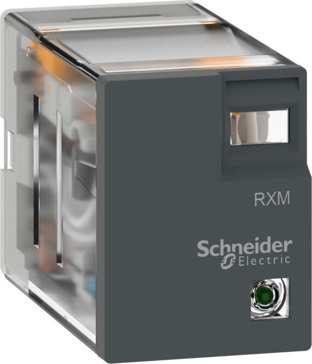 Actual product image Schneider Miniature relay, Easy Harmony RXM2L, 3A, 4W, 230V AC, with LED RXM4LB2P7