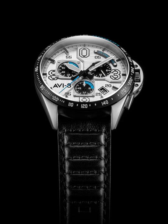 Produktbild AVI-8 AV-4077-01 P-51 Mustang Chronograph 43mm 5ATM (Analoguhr, 43 mm)