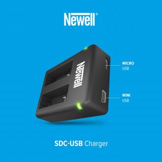 Image du produit Newell SDC-USB Zweikanal-Ladegerät für CINSBAJA-Akkus für Insta360 Ace / Ace Pro (Chargeur)