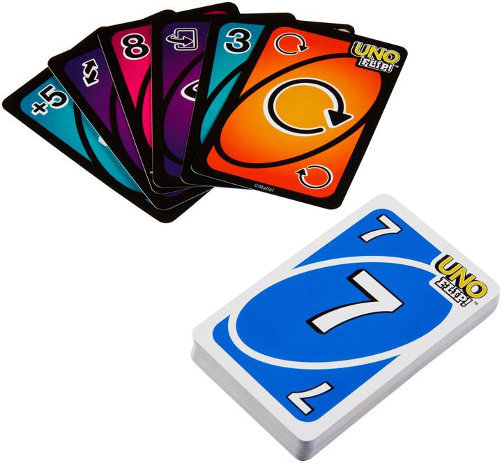 Actual product image Mattel Games Uno Flip (Multilingual)