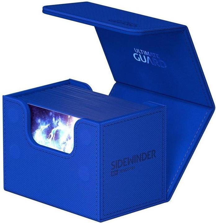 Image du produit Ultimate Guard Boîte à cartes XenoSkin Sidewinder Monocolor 80+ bleu