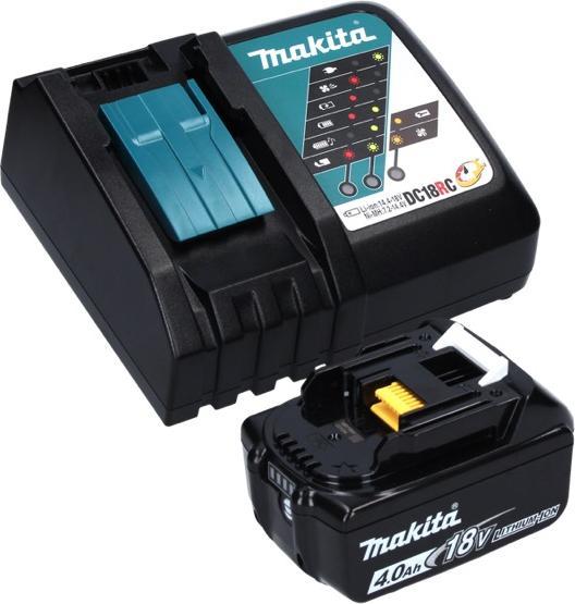 Actual product image Makita DPB 183 RM1 Scie à ruban sans fil 18 V 66 mm brushless + 1x battery 4.0 Ah + charger