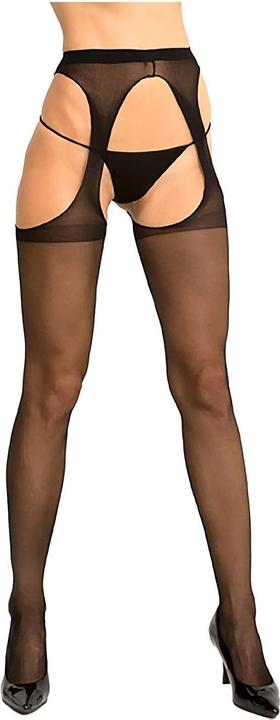 Actual product image René Rofé Suspender Stockings Black, Os (One size)