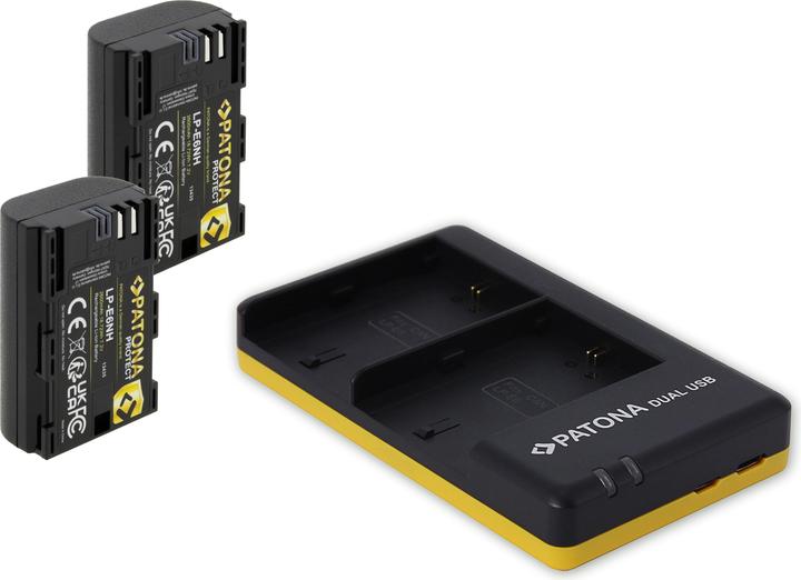 Actual product image Patona LP-E6NH Set (Charger, Rechargeable battery, Set)