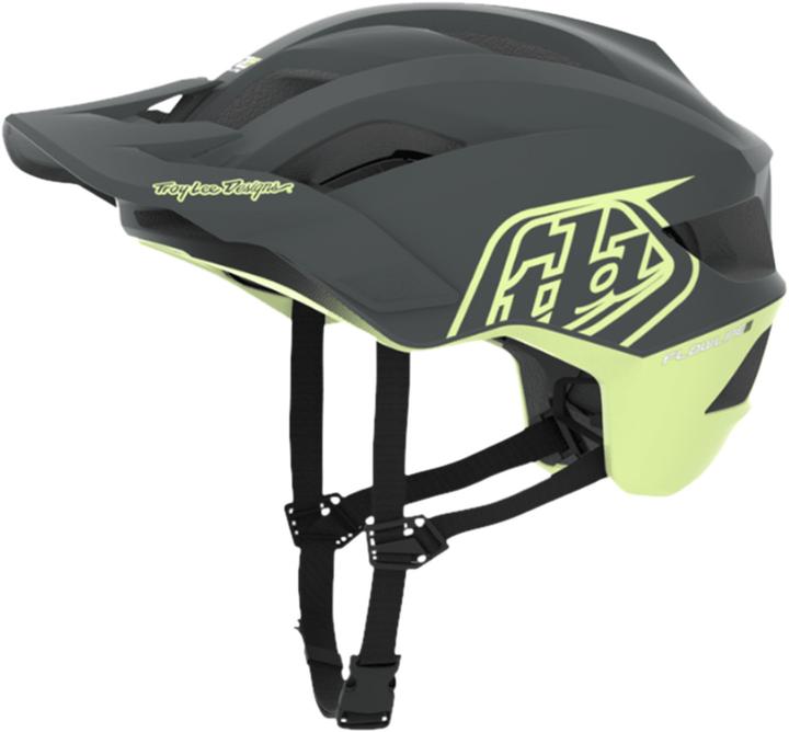 Produktbild Troy Lee Designs Flowline SE MIPS Helm, Badge, gray/glo yellow, XS/S | 53-56cm