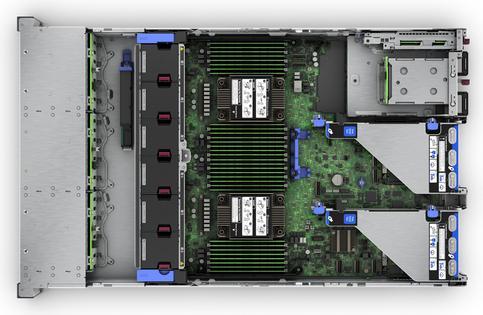 Produktbild HPE ProLiant DL380 Gen11, 2 GHz, 4416+, 32 GB, DDR5-SDRAM, 800 W, Rack (2U) (Intel Xeon Silver 4416+, 32 GB, Rack Server)