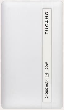 Tucano Power bank for laptop, 24000 mAh, Weiss (24000 mAh, 120 W)