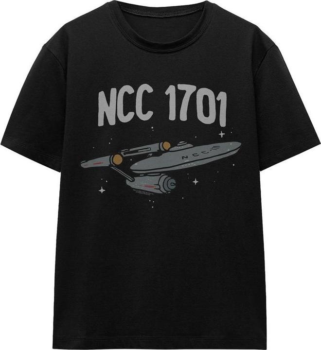 Actual product image Unisex Adult The First Enterprise T-Shirt (L)