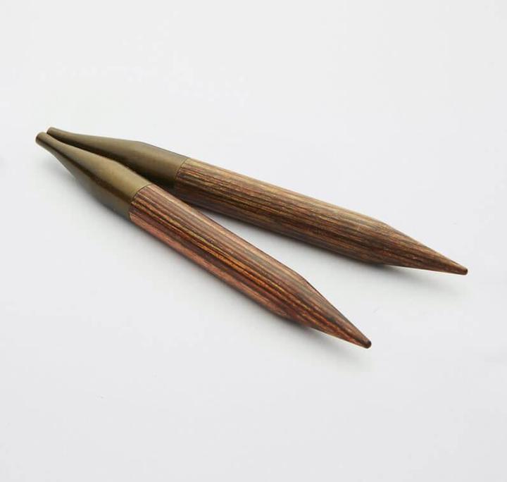 Actual product image Knitpro interchangeable needle tips ginger wood