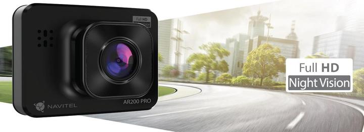 Produktbild Navitel Vehicle Registrator Ar200 Pro (Eingebautes Display, Bluetooth, WLAN, Nachtsicht, Eingebautes Mikrofon, Full HD)