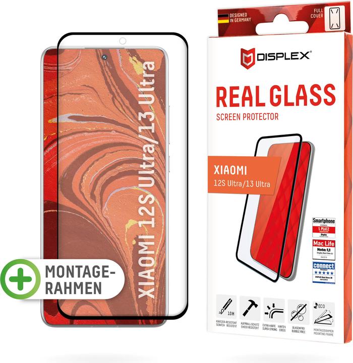 Actual product image Displex Real Glass, Full Cover Panzerglas (1 Piece, Xiaomi 13 Ultra)