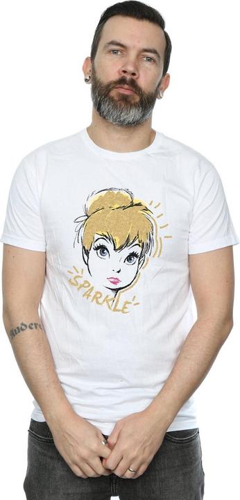 Actual product image Disney Mens Tinkerbell Sparkle T-Shirt (L)