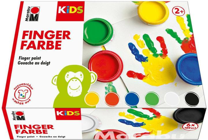 Marabu Kids Fingerfarben (Multi Color, 600 ml)