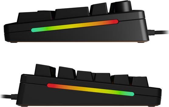 Actual product image Glorious GMMK 3 HE 100 % Custom Gaming Keyboard - Pre-Built, ISO (DE), Fox HE Switches, black (DE, Cable)