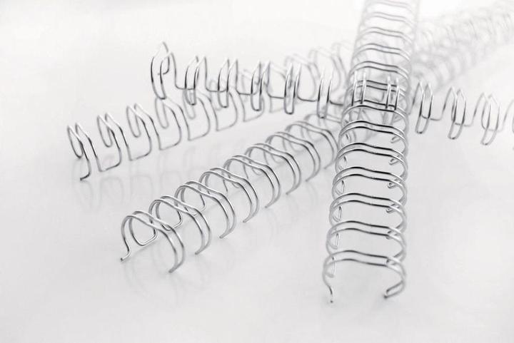 Image du produit GBC Fil de reliure 11mm, 34 anneaux, argent, 100 pcs.