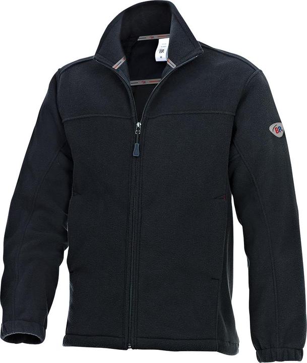 Produktbild BP 1872-646-32-M Fleece-Jacke, Stehkragen- und Arm-Hebesystem, 270,00 g/m² 100% Polyester, schwarz (M)