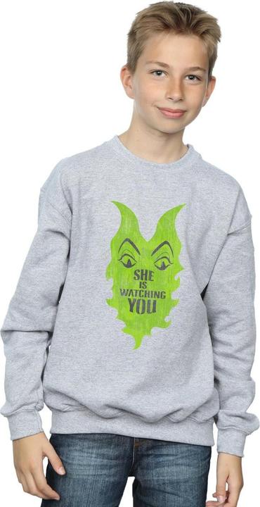 Actual product image Disney Boys The Descendants Maleficent She Is Watching Sweatshirt (116)