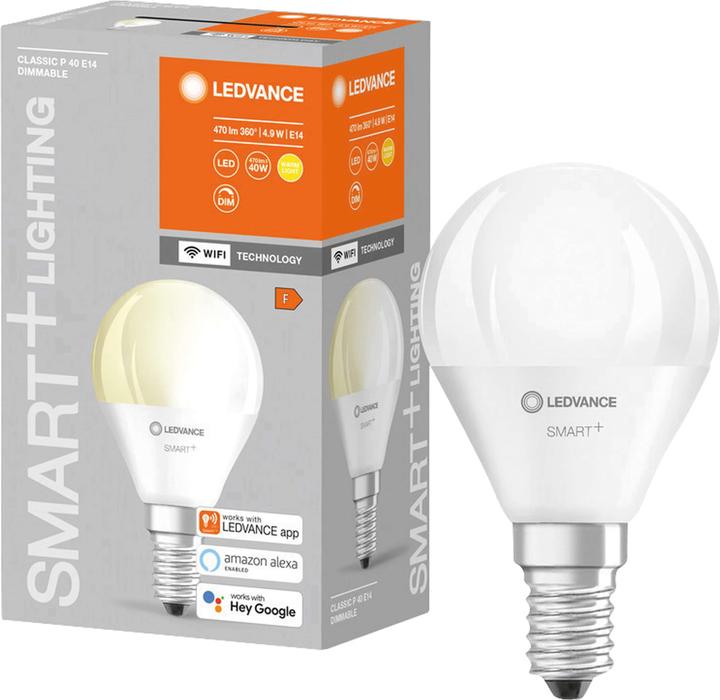 Immagine prodotto Ledvance Classic P (E14, 5 W, 470 lm, 1 x, F)