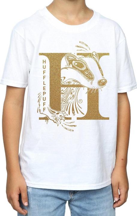 Produktbild Hufflepuff Glitter TShirt Jungen (140, 146)
