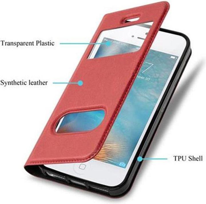 Productafbeelding Cadorabo Boek met Uitzicht Dubbele Raambedekking (Apple iPhone 5)