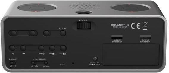 Produktbild Oregon Scientific Funk-Radiowecker mit Projektionsuhr RRA320PNX