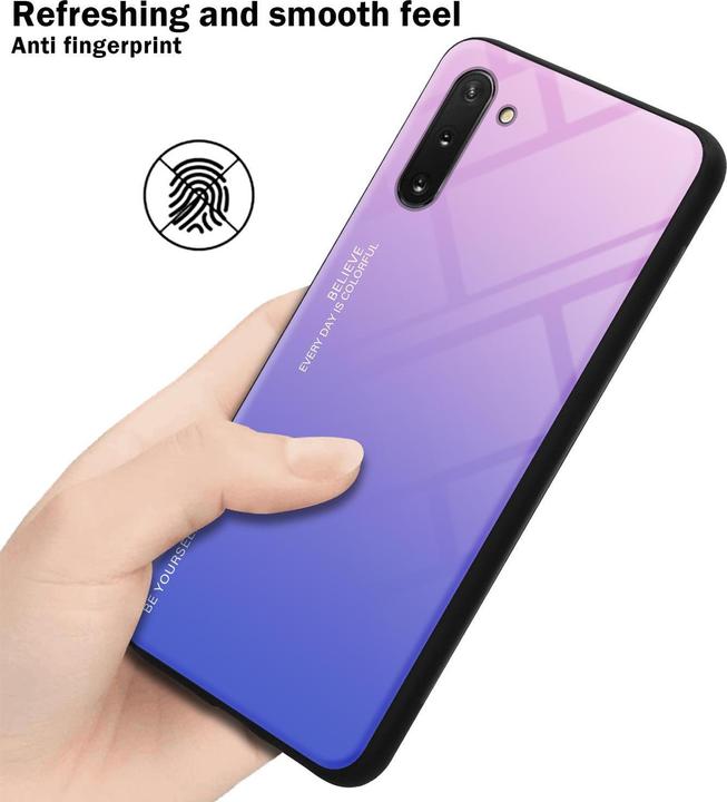 Productafbeelding Cadorabo TPU 2 kleuren glasdekking (Samsung Galaxy Note 10)