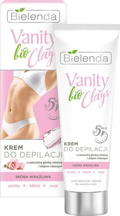 Actual product image Bielenda Vanity Clays Hair Removal Cream - Hair Cream With Pink Clayclay Epilators (100 ml, 1 x)
