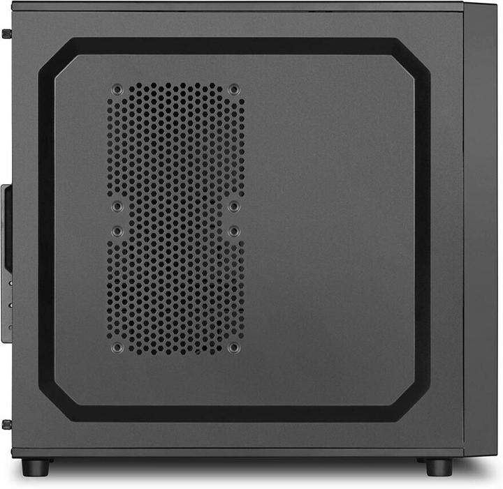 Actual product image Sharkoon VS4-V - Midi Tower - PC - Black - ATX - Micro-ATX - Mini-ITX - 16 cm - 38.5 cm (ATX)