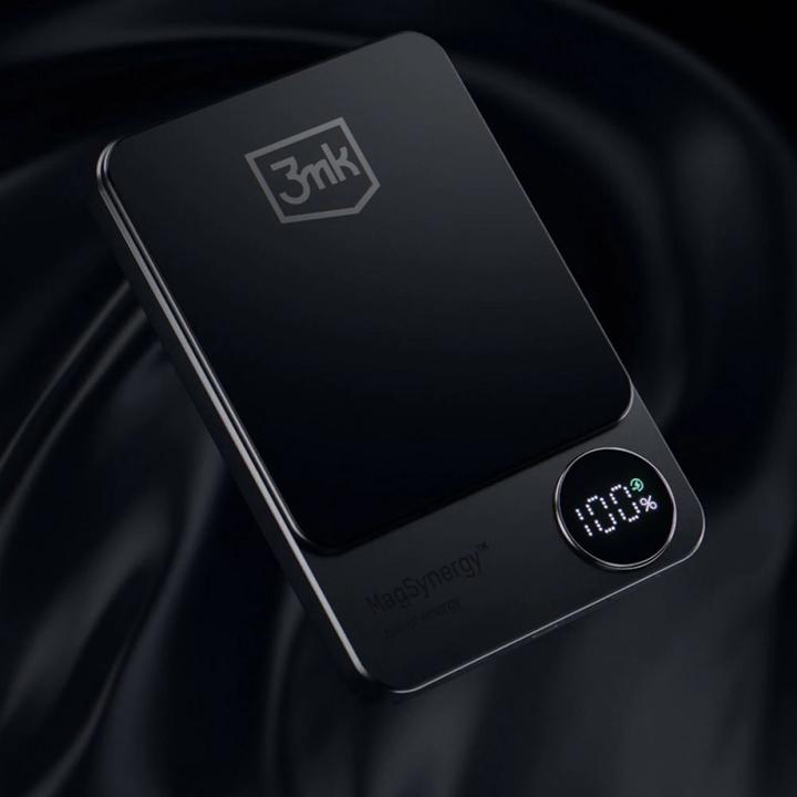 Produktbild 3MK MagSynergy 10000mAh / 3,7V/37Wh 5V-2A/9V-2,22A/12V-1,5A 18W (max.) (10000 mAh, 18 W, 18 Wh)
