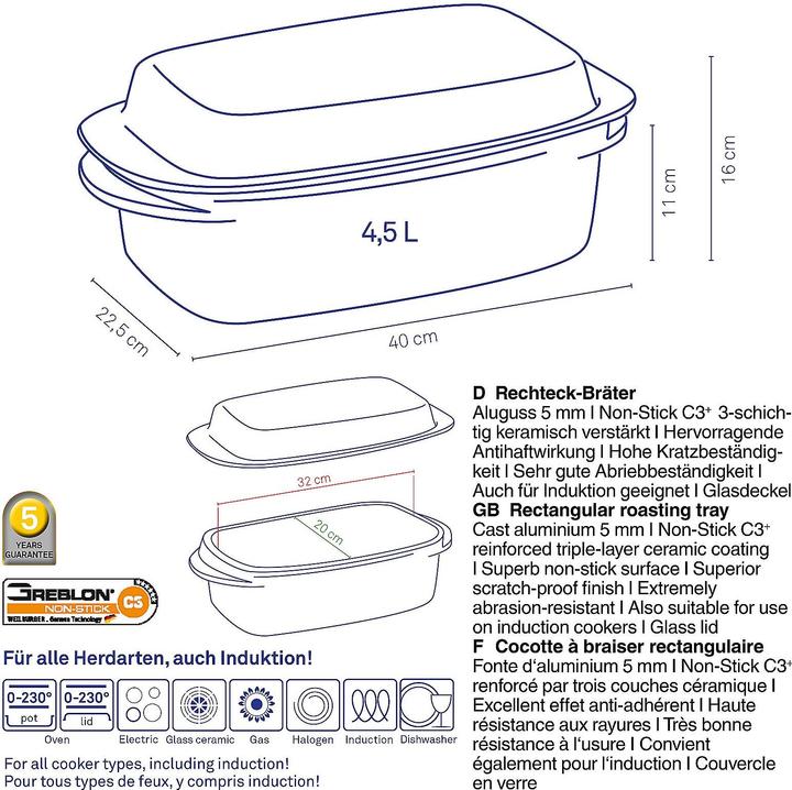 Actual product image Kela Kerros (Casserole + Stewpot, Cast aluminium)