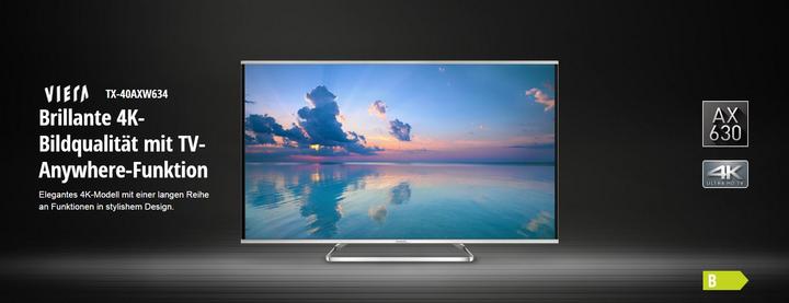 Actual product image Panasonic Tx-48axw634 (48", 4K)