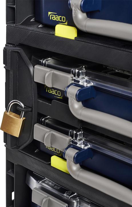 Actual product image Raaco CarryLite 55 assortment safe W386xD278xH195mm 16 per case Polypropylene, polycarbonate