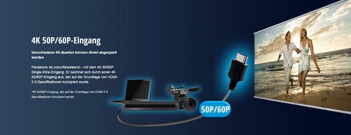 Actual product image Panasonic Tx-48axw634 (48", 4K)