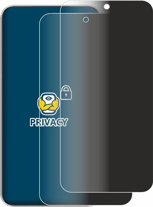 Productafbeelding BROTECT Anti-spionnetje privacyfolie Beschermfolie tegen blauw licht (2 Stuk, Nubia Rode Magie 7)