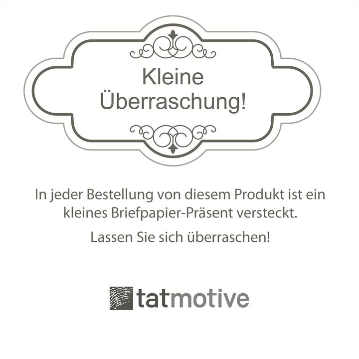 Actual product image Tatmotive Trauerumschläge DIN lang, beidseitig bedruckt, ohne Fenster, haftklebend (DIN long (11 x 22 cm), 50 x)