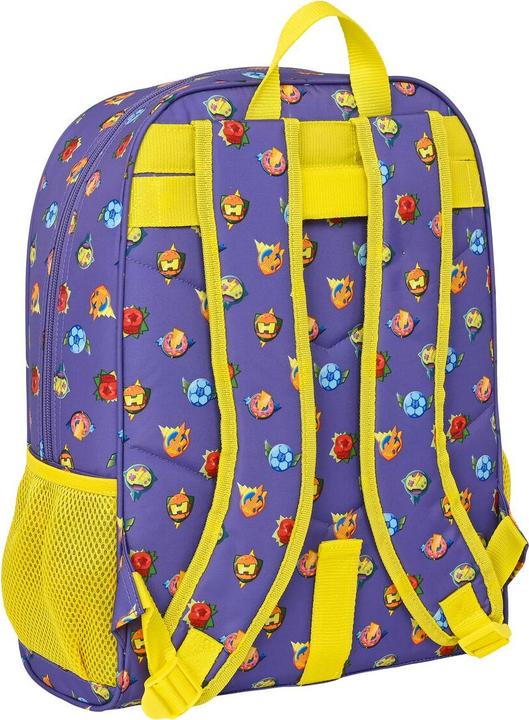 Immagine prodotto Superthings Zaino scuola Guardiani di Kazoom Viola Giallo (32 x 42 x 14 cm) (14 l)