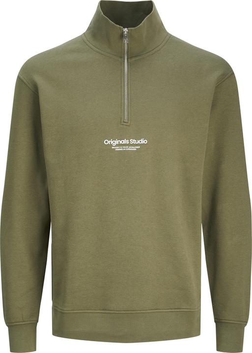 Jack & Jones Text Sweatshirt mit halbem Reissverschluss Sweatshirt mit halbem Reissverschluss
