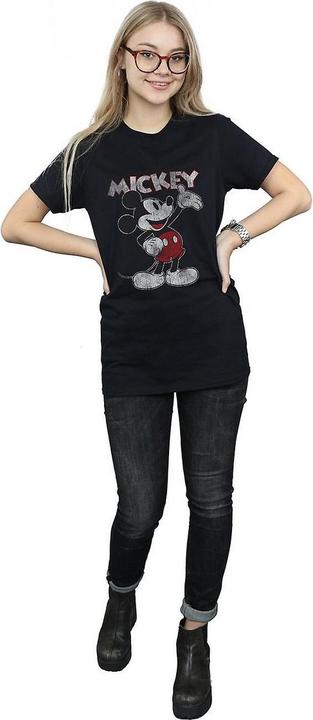Image du produit Disney Womens/Ladies Presents Mickey Mouse Cotton Boyfriend T-shirt (L)