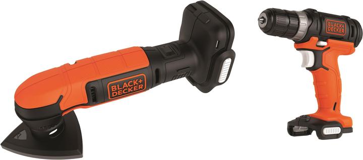 Actual product image Black & Decker Black+Decker 2K cordless drill+grinder (Delta sanders)
