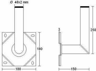 Actual product image Peres WHS 15 - steel - 1.6 kg - 4.8 cm