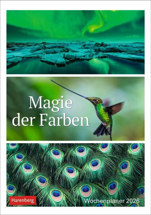 Immagine prodotto Harenberg Magie der Farben Wochenplaner 2026 (Tedesco)