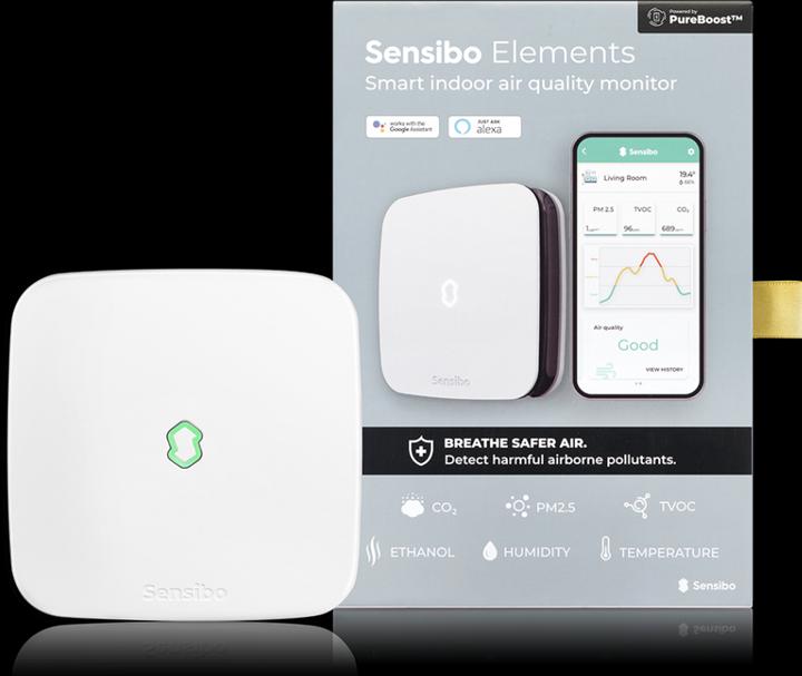 Actual product image Sensibo Elements - Your smart indoor air quality monitor