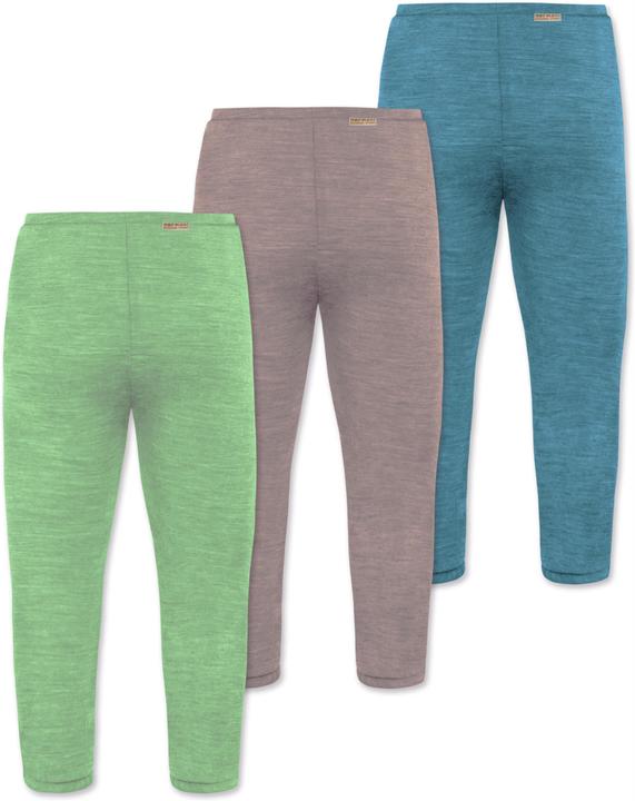 Immagine prodotto Normani Confezione da 3 pantaloni baby merino con piedini - 9543 (68)