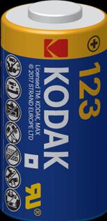 Produktbild Kodak 123 LA Single-use battery Lithium - Batterie (1 Stk., CR123A, 1500 mAh)