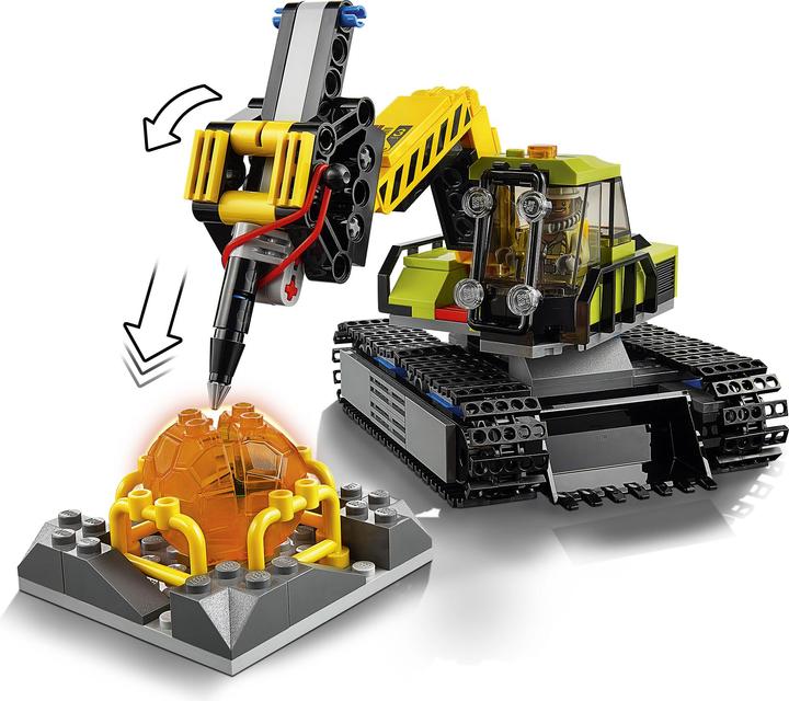 Produktbild LEGO City Vulkan-Forscherstation (60124, LEGO City)