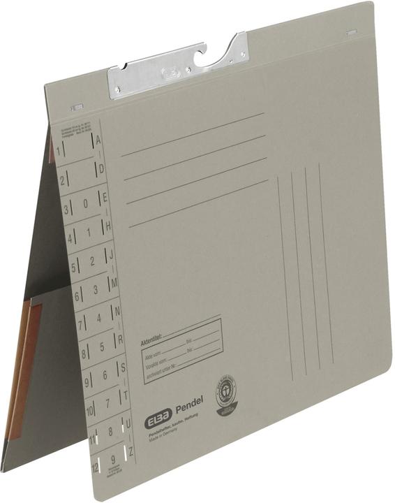 Immagine prodotto Elba Cucitrice a pendolo con tasca, DIN A4, cartone Manila, grigio (A4, 50 x)