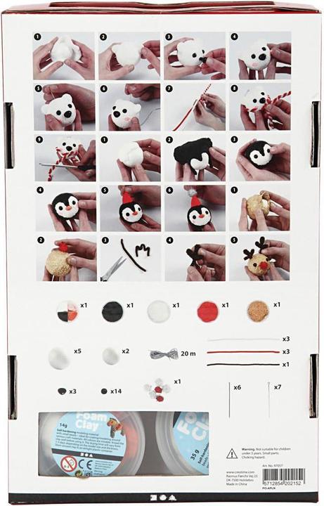 Actual product image Creativ Company Christmas tree balls handicraft set